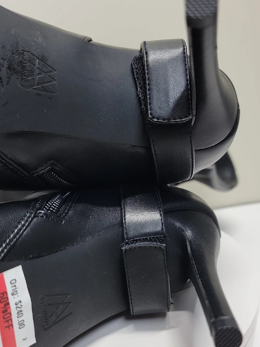 AMINAH ABDUL JILLIL NEW IN BOX Black Over-the-Knee Stiletto Boots